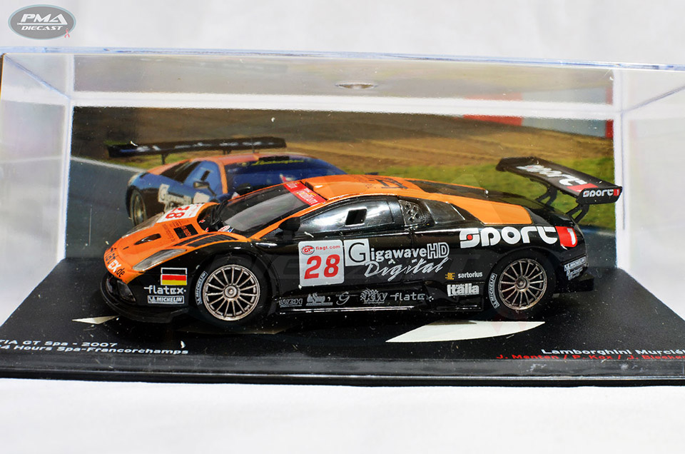 JEROEN BLEEKEMOLEN, JOS MENTEN, PETER KOX 2007 REITER ENGINEERING LAMBORGHINI MURCIELAGO 1:43